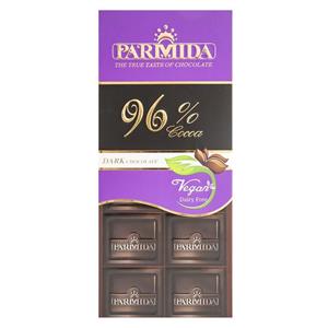 شکلات تلخ 96 درصد پارمیدا مقدار 80 گرم