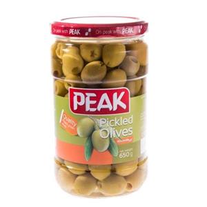 Peak Food زیتون بدون هسته 650 گرمی پی