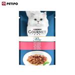 غذای پوچ گربه بالغ با طعم قزل آلا گورمه (Purina Gourmet Cat Pouch with Trout) وزن 85 گرم