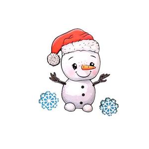 تاپر تزیین کیک بهگز مدل آدم‌ برفی