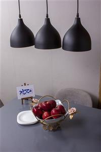 آویز سقفی سه شعله مدل لونا با کفی خطی