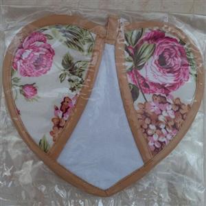 دستگیره آشپزخانه قلبی جیب دار نخی