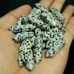 منشور سنگ جاسپر دالتیمان صد در صد طبیعی خاص و زیبا سرشار از انرژی