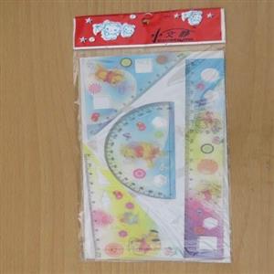 ست خط کش،نقاله و گونیا سه بعدی