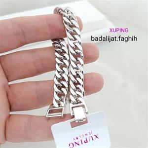 دستبند کارتیر ژوپینگ رنگ ثابت آبکاری شده با طلا کد 3022