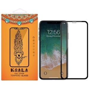 محافظ صفحه نمایش شیشه ای کوالا مدل Full Glue مناسب برای گوشی موبایل اپل آیفون XR KOALA Full Glue Glass Screen Protector For Apple iPhone XR