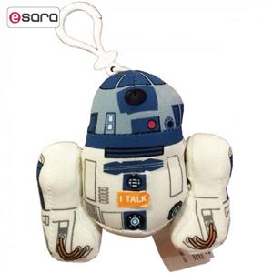 عروسک پولیشی آندرگراند تویز مدل R2D2 Talking Plush Clip-on ارتفاع 17 سانتی متر