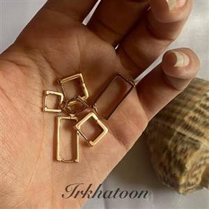 گوشواره ژوپینگ طرح مربع و مستطیل