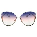 عینک آفتابی مدل Frameless Purple Shadow 2018