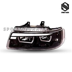 چراغ جلو اسپرت سمند طرح bmw