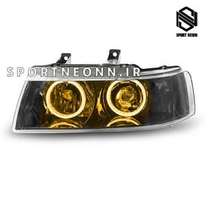 چراغ جلو اسپرت سمند طرح گلس زرد