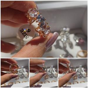 انگشتر جواهری قلبی