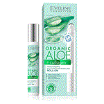 رول چشم ارگانیک و کلاژن مرطوب کننده آلوئه ورا اولاین Eveline Organic AloeCollagen Moisturising Eye Contour Modelling Roll-On 15ml 