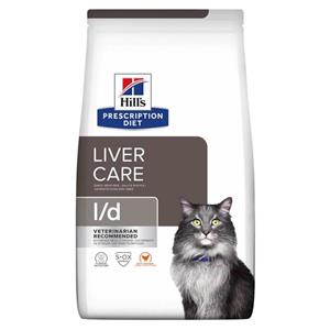 غذای خشک گربه هیلز مدل Liver Care l/d طعم مرغ وزن ۱.۵ کیلوگرم 