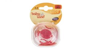 پستانک فندقی سایز 0 تا 6 ماه مدل 383 بی بی لند Baby Land 383 Pacifier Size 1