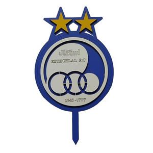 تاپر تزیین کیک بهگز مدل تیم استقلال