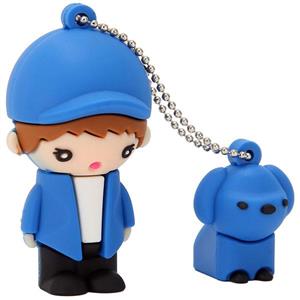 فلش کینگ فست مدل Cute Boy Blue BO-23 با ظرفیت 32 گیگابایت