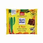 شکلات با تکه های کارامل نمکی کریسپی ۱۰۰ گرم ریتر اسپرت – ritter sport