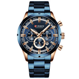 ساعت مچی مردانه کارن مدل 8355 آبی (کورن واتچ CURREN WATCH)