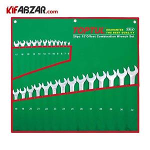 مجموعه 26 عددی آچار یک سر تخت تاپ تول مدل GAAA2604
