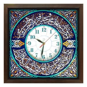 تابلو برجسته ساعت لوح هنر طرح آیه راه نجات کد 179