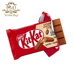 ویفر با روکش شکلات سفید چانکی کیت کت 40 گرم نستله 