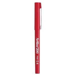 روان نویس آرت لاین مدل 200 Red Artline 200 Red Rollerball Pen