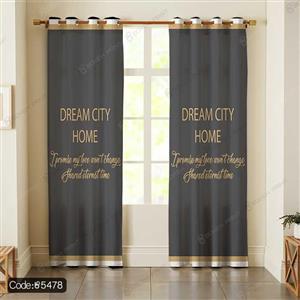 پرده طرح Dream City Home کد 5478