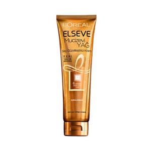 کرم تقویت کننده و حالت دهنده مو لورآل مدل mucizevi yag حجم 150 میل Loreal Paris mucizevi yag Elseve Extraordinaire Huile Cream 150ml