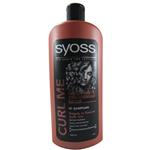 شامپو سایوس Syoss مدل موهای فر Curl Me حجم 550 میلی لیتر