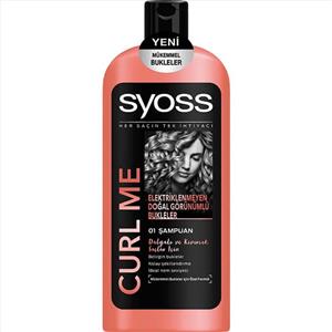 شامپو سایوس Syoss مدل موهای فر Curl Me حجم 550 میلی لیتر Syoss CURL ME Shampoo 550ml