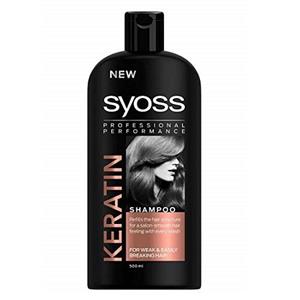 شامپو ترمیم کننده و کراتینه سایوس مدل Keratin Hair Protection حجم 600 میل (SYOSS) Syoss Keratin Hair Protection Shampoo 500ml