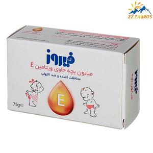 صابون بچه فیروز مدل ویتامین E مقدار 75 گرم Firooz Baby Soap With Vitamine 75g 