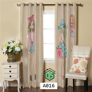 پرده چاپی کودک طرح دخترانه A016