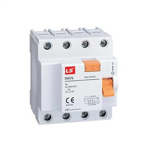 کلید محافظ جان سه پلنول 63 آمپر ال اس مدل RKN 30ma
