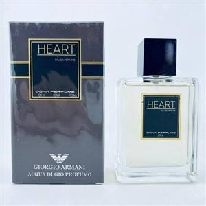 عطر ادکلن ادوپرفیوم مردانه HEART دنا 100 میل رایحه خنک و شیرین ماندگاری مناسب 