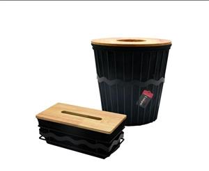 سطل و جای دستمال فلزی یونیک کد 2929