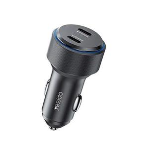 شارژر فندکی یسیدو Yesido Y48 Car Charger 60W Dual USB 