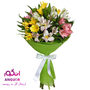 دسته گل آلسترومریا (ارسال گل به روسیه)