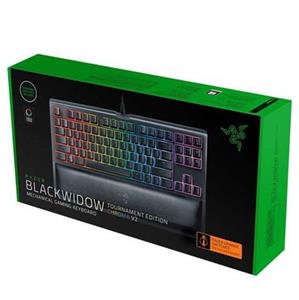 کیبردمکانیکی ریزر مدل RAZER Blackwidow TE Chroma V2 orange switch Razer BLACKWIDOW CHROMA 2016 Orange Switch Keyboard BLACK 