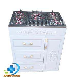 اجاق گازطرح فر مدل M6صفحه استیل چدن بوش