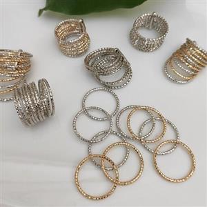 انگشتر رینگ ساده طرح طلا (دونه ای)