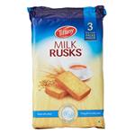 نان تست سوخاری شیر و گندم تیفانی 335 گرم  Tiffany Milk Rusks Toast