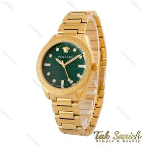 ساعت ورساجه Greca زنانه طلایی صفحه سبز Versace-5053-L