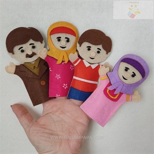 عروسک انگشتی خانواده امین و آزاده