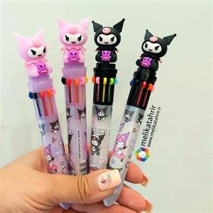 خودکار فانتزی کرومی 10 رنگ