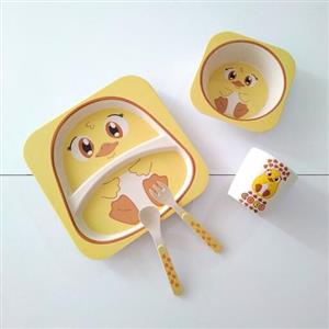 سرویس غذاخوری نوزاد ست غذاخوری کودک ست بشقاب و لیوان و قاشق و چنگال کودک ست بشقاب نوزاد