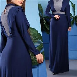 پیراهن مجلسی ماکسی مجلسی زنانه پیراهن با خرج کار لمه پیراهن بلند زنانه