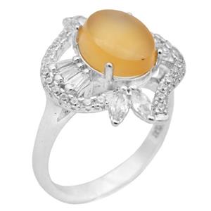 انگشتر عقیق سرخ یمنی نقره زنانه طرح فلور