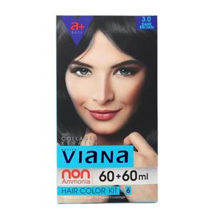 کیت رنگ موی قهوه ای تیره 3.0 300 میل ویانا